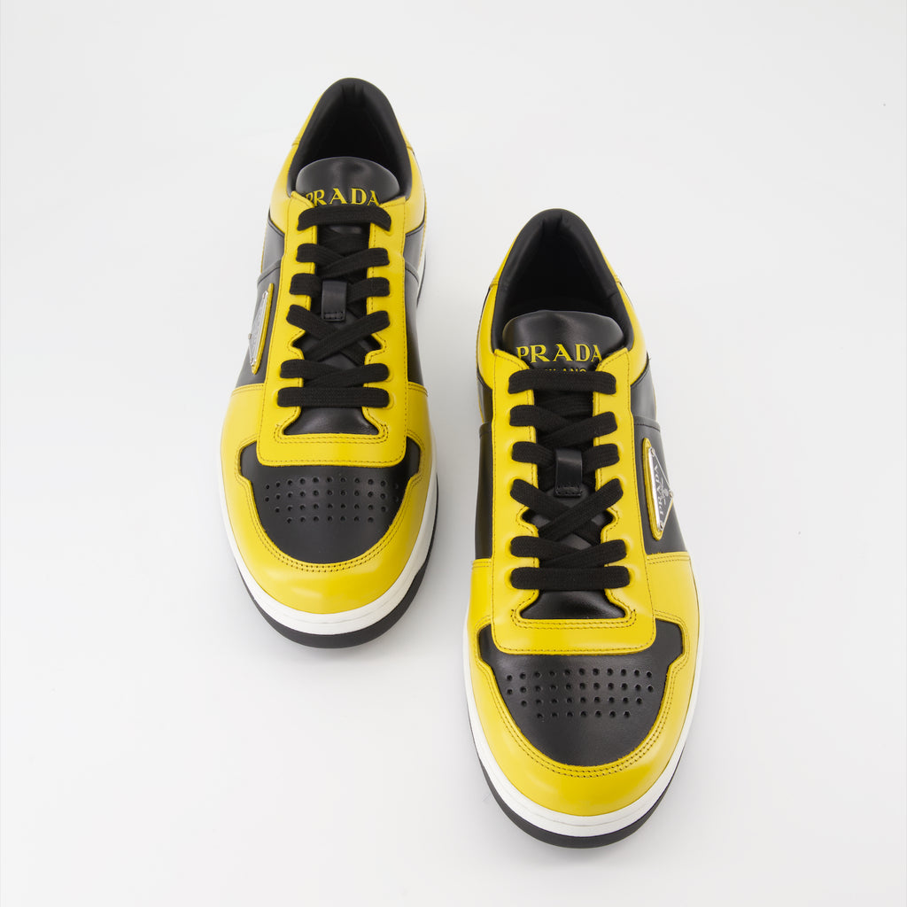 Sneaker Baskets Downtown Prada Schwarz Homme