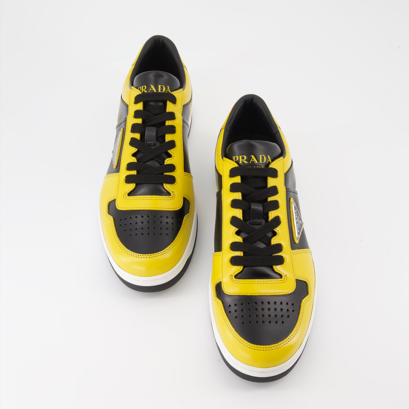 Sneaker Baskets Downtown Prada Schwarz Homme