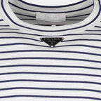 Camisetas T-shirt en coton Prada Branco Homme