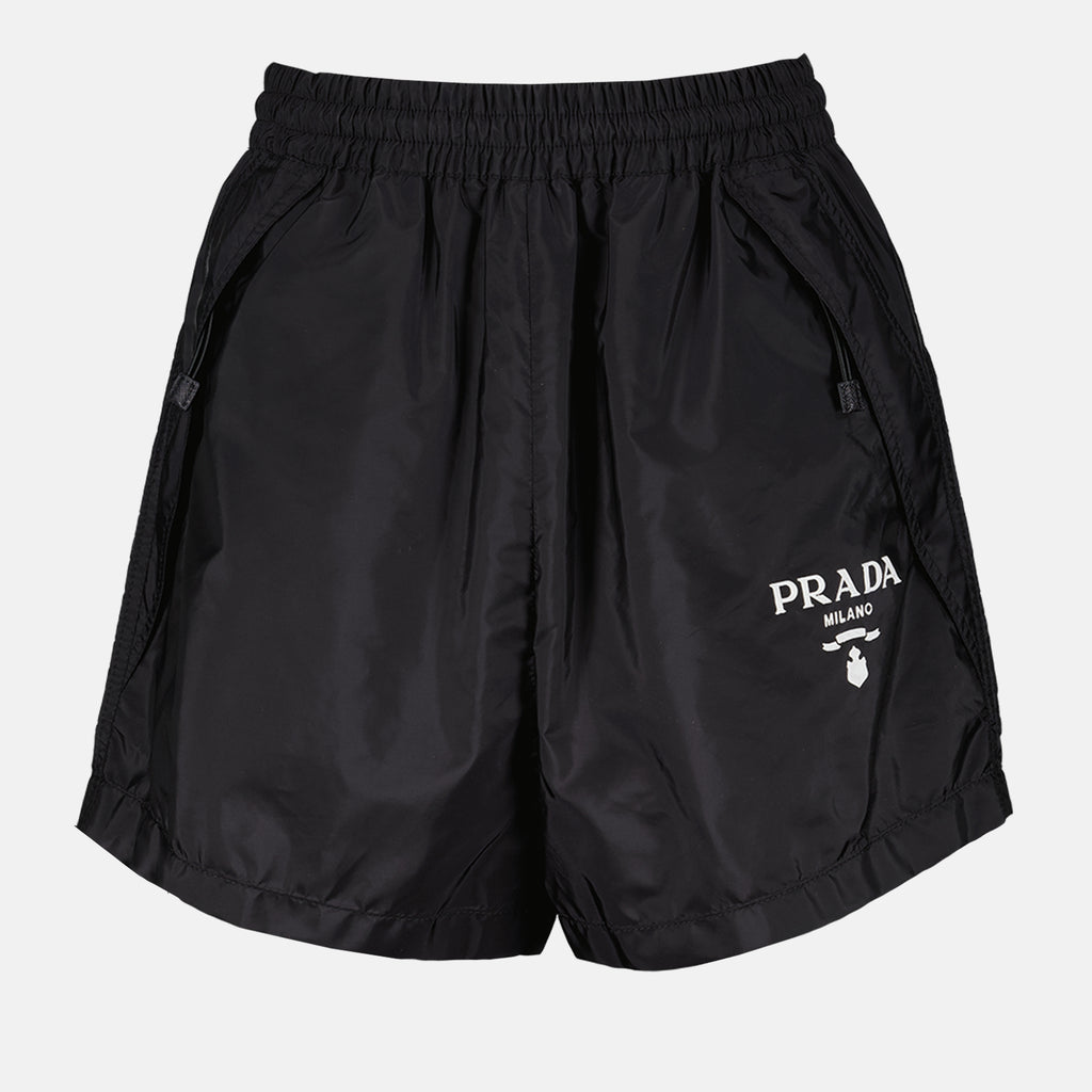 Shorts Nylon shorts Prada Black Women