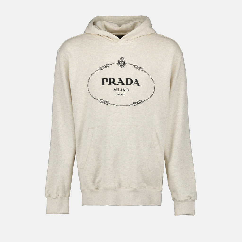 スウェットシャツ パーカー Prada ベージュ 男
