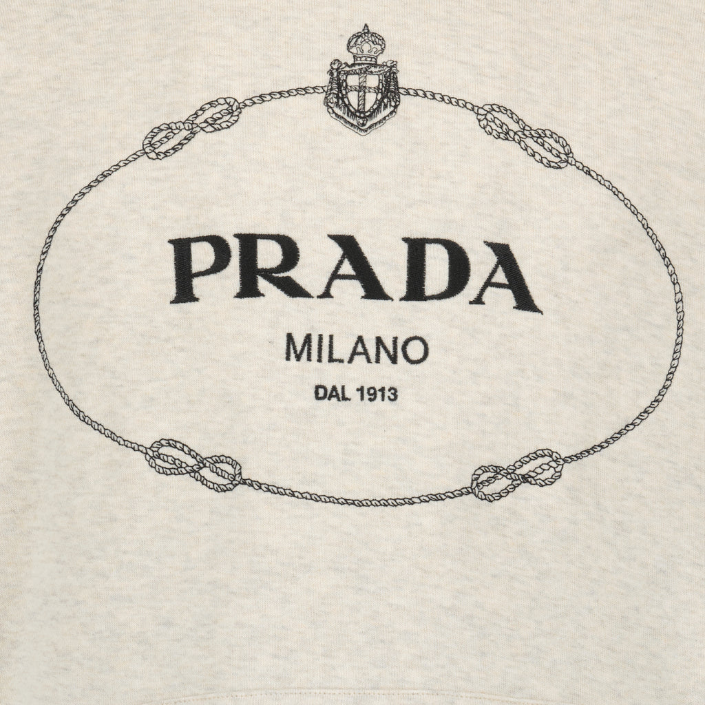 スウェットシャツ パーカー Prada ベージュ 男