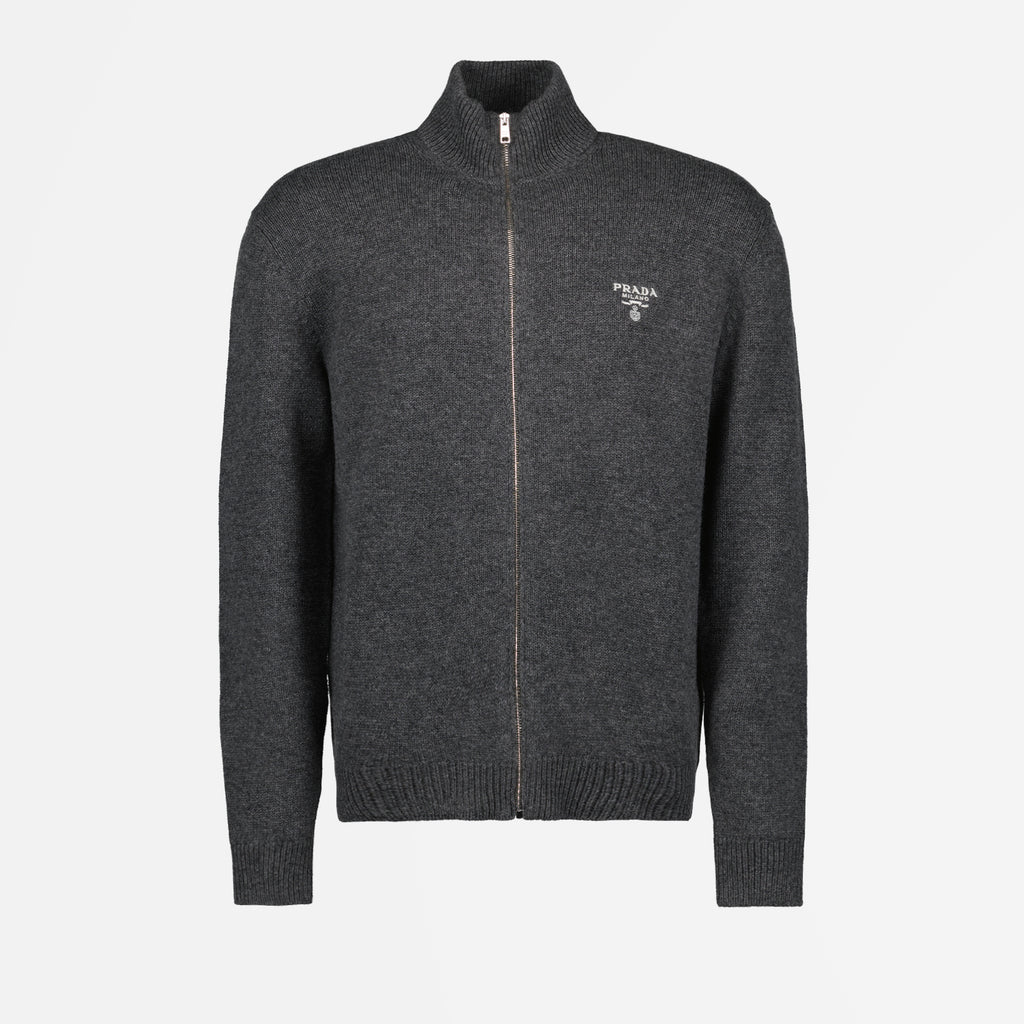 Vestes Veste en cachemire Prada Gris Homme