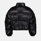 Casacos Doudoune courte en Re-Nylon Prada Preto Femme