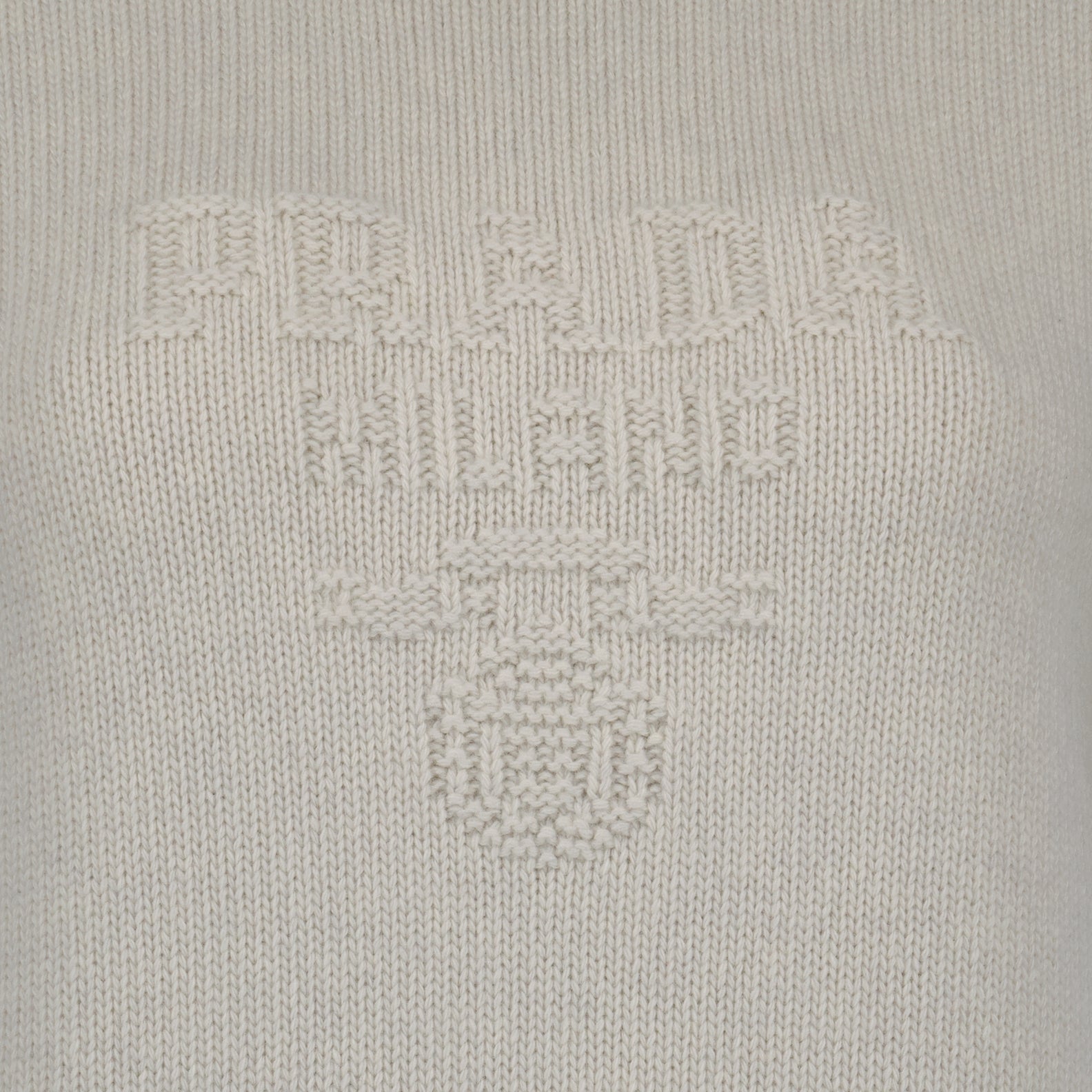 Maille Pull en maille brodé Prada Blanc Femme