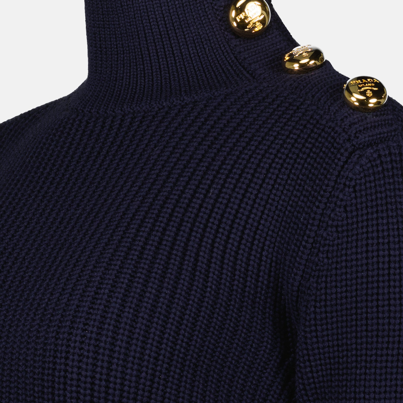 Knitwear Woolen sweater Prada Dark blue Women