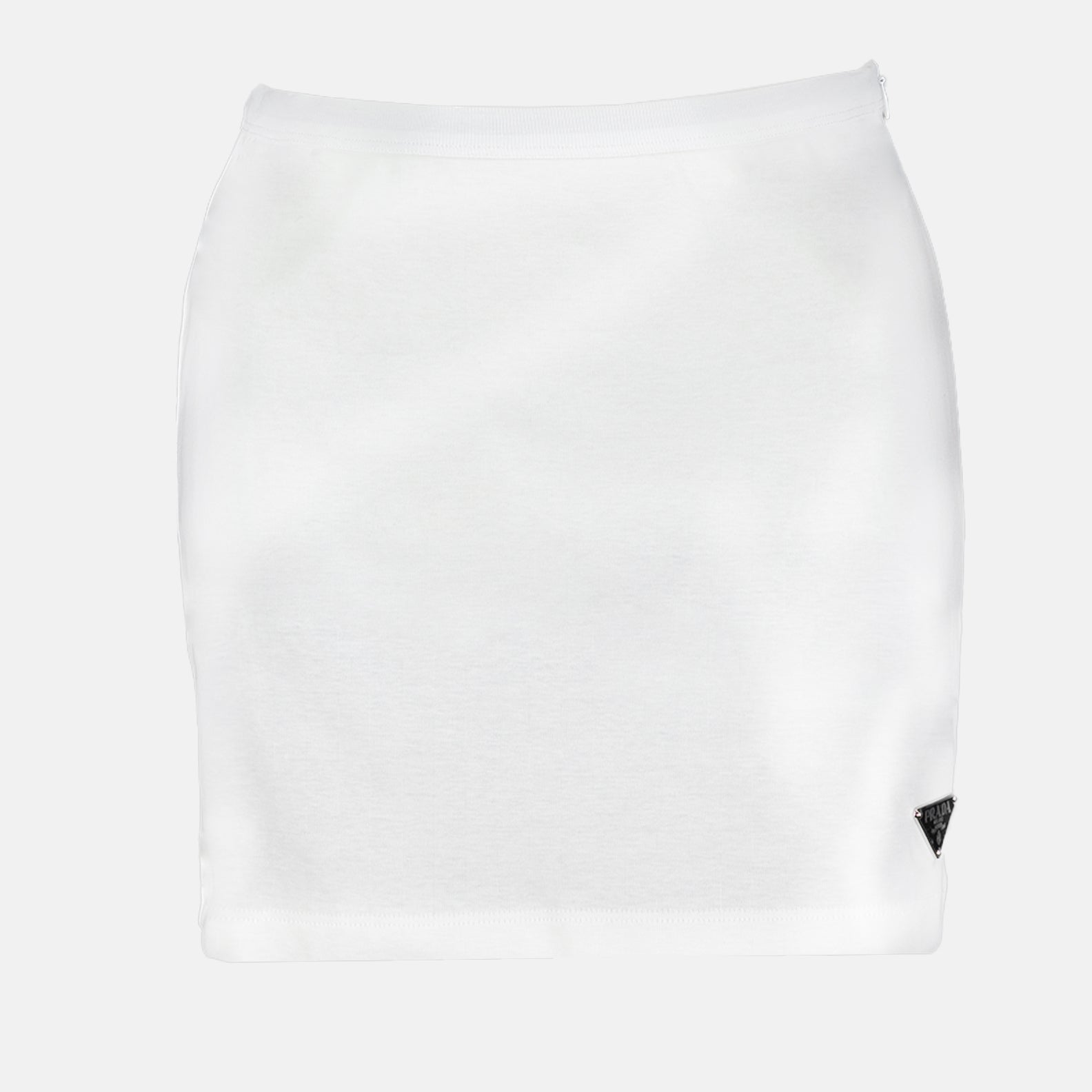 Röcke Jupe courte en jersey Prada Weiß Femme