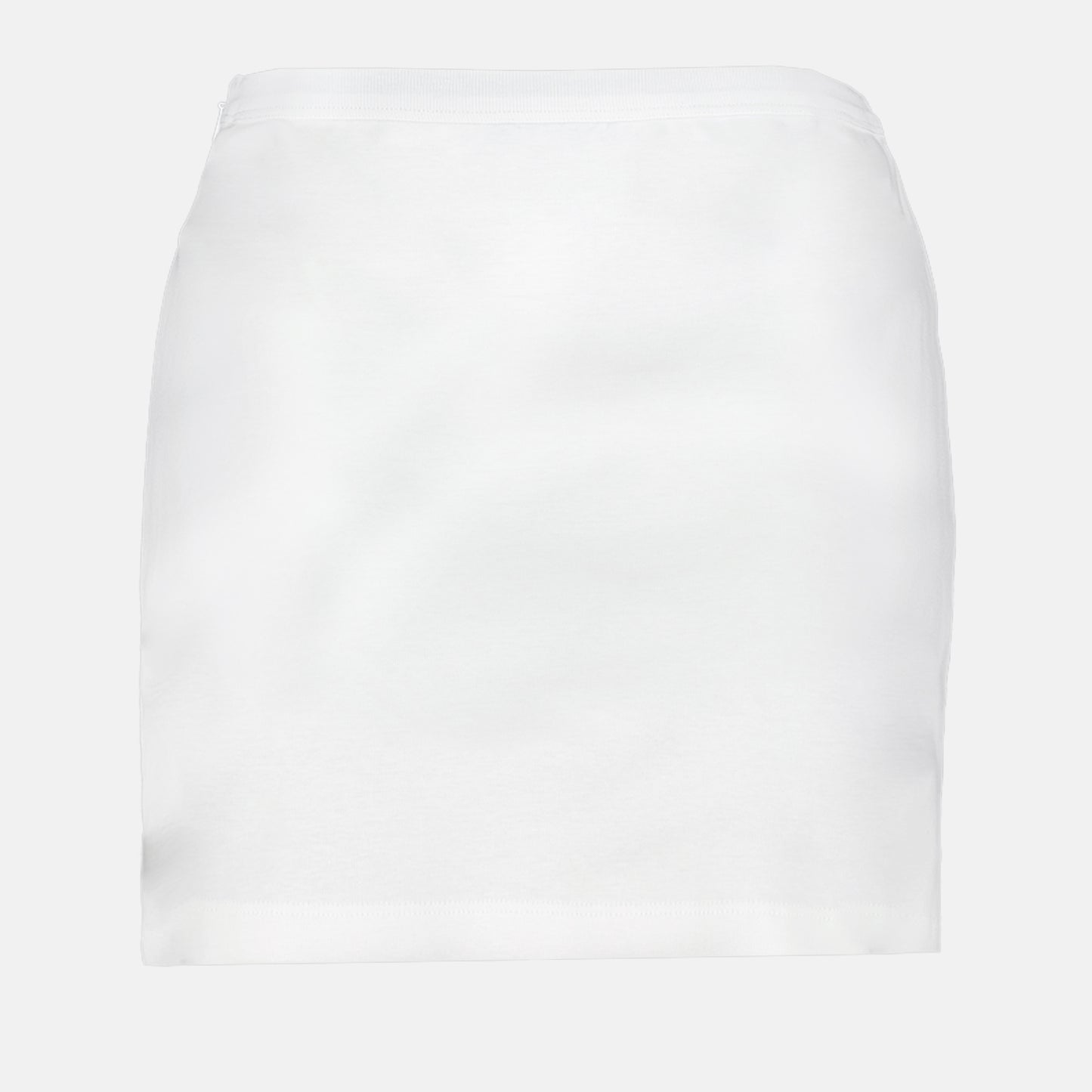 Short jersey skirt