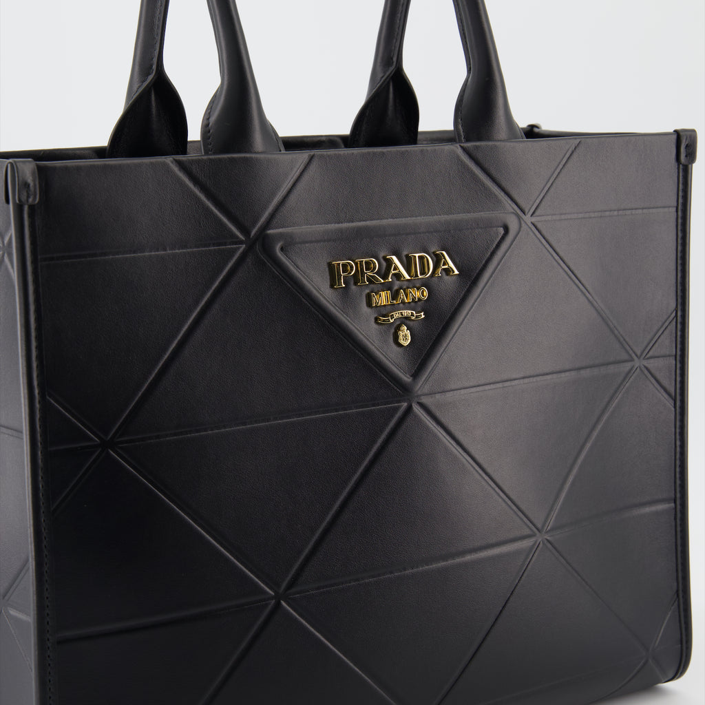 토트백 Sac cabas Symbole Prada 검은색 Femme