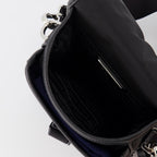 Sacs bandoulière Sac porté épaule en cuir Saffiano Prada Noir Homme