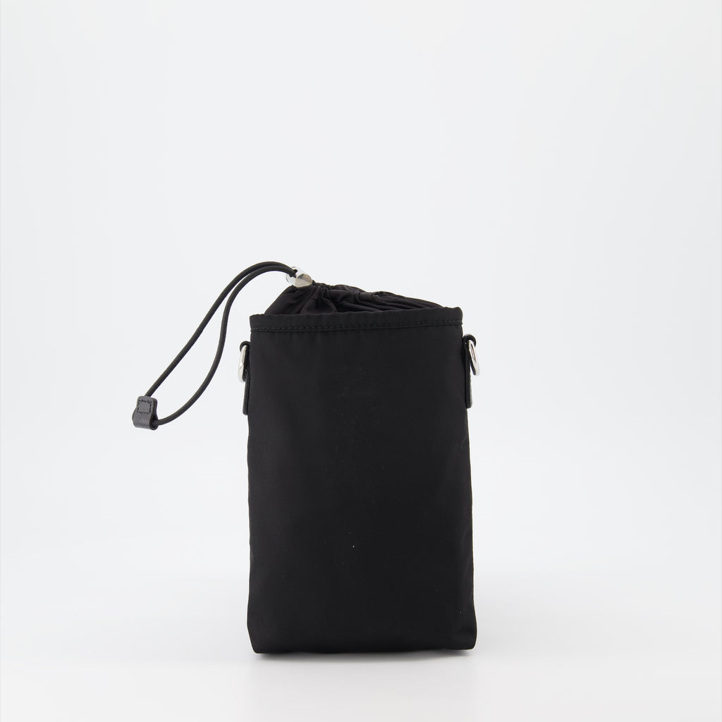 Borse a tracolla Etui pour smartphone en Re-Nylon Prada Nero Homme