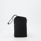 Borse a tracolla Etui pour smartphone en Re-Nylon Prada Nero Homme