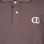 Polo shirts Logo polo shirt Dior Brown Man