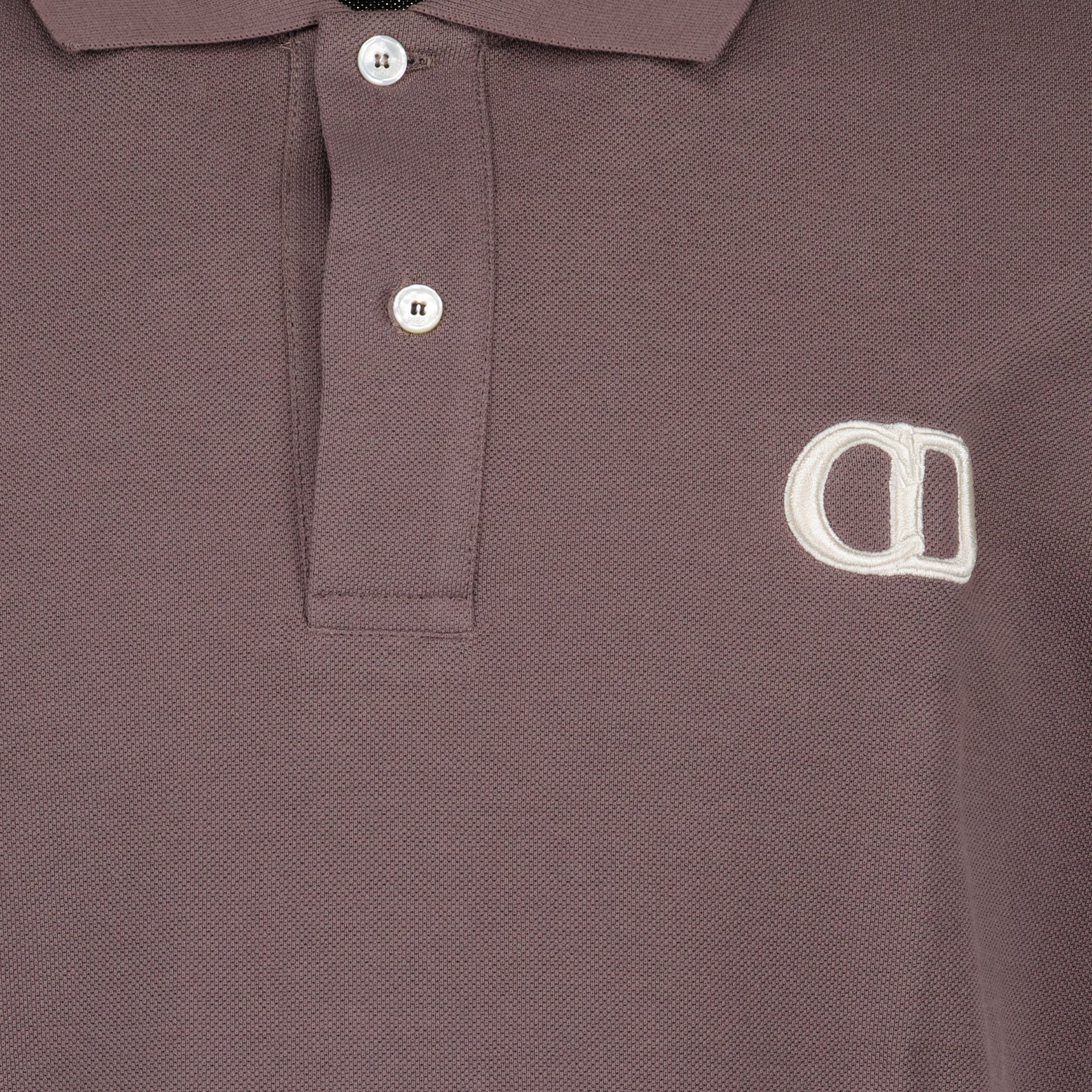 Polo shirts Logo polo shirt Dior Brown Man