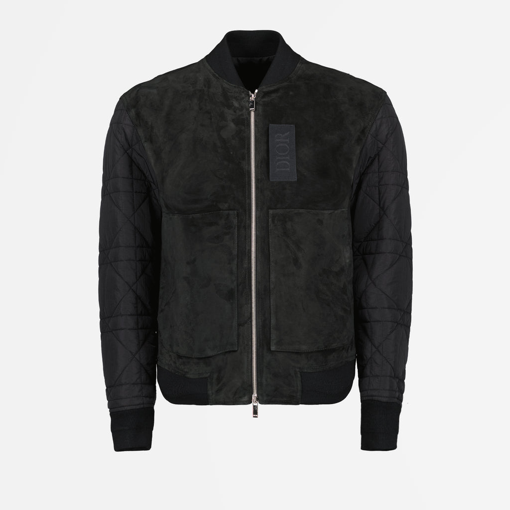 Giacche Blouson Varsity Dior Nero Homme