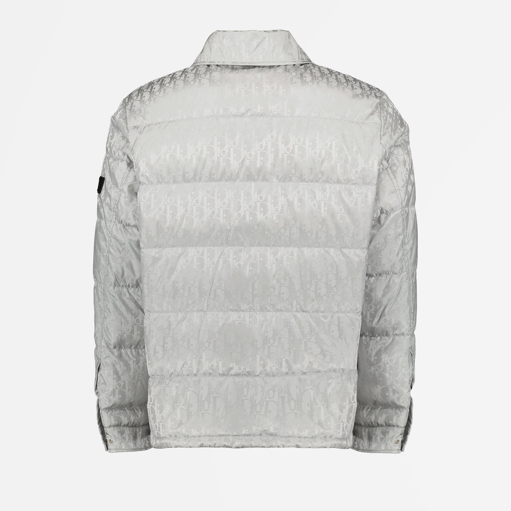Coats Oblique Down Jacket Dior Gray Man