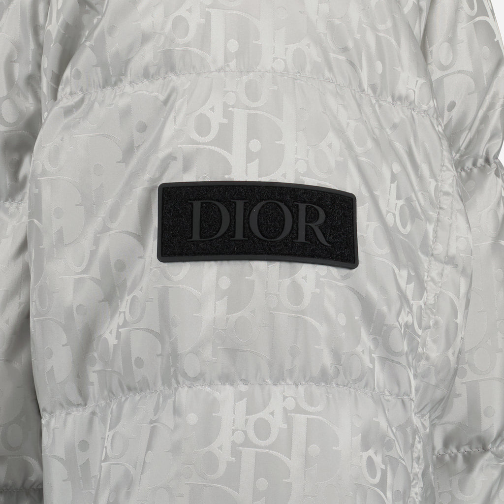 Coats Oblique Down Jacket Dior Gray Man