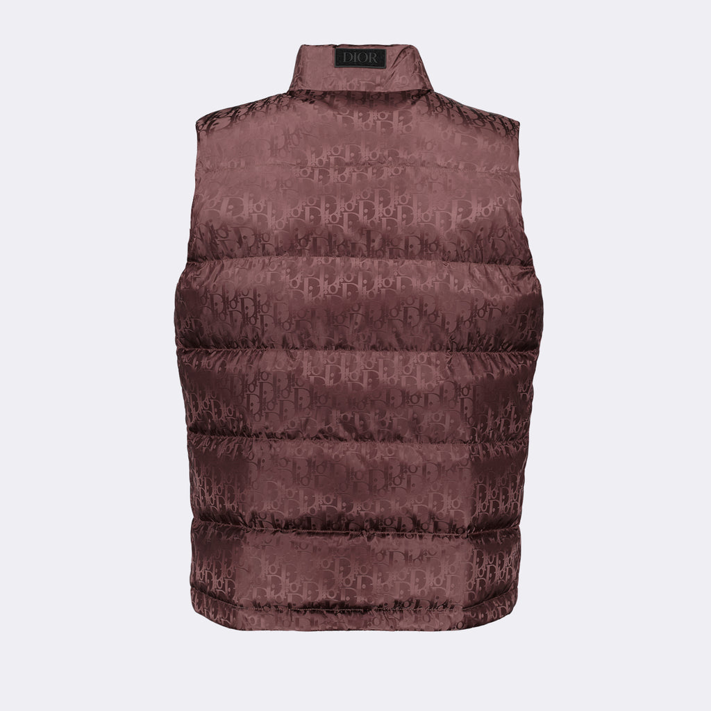 재킷 Doudoune Oblique sans manches Dior 보르도 Homme