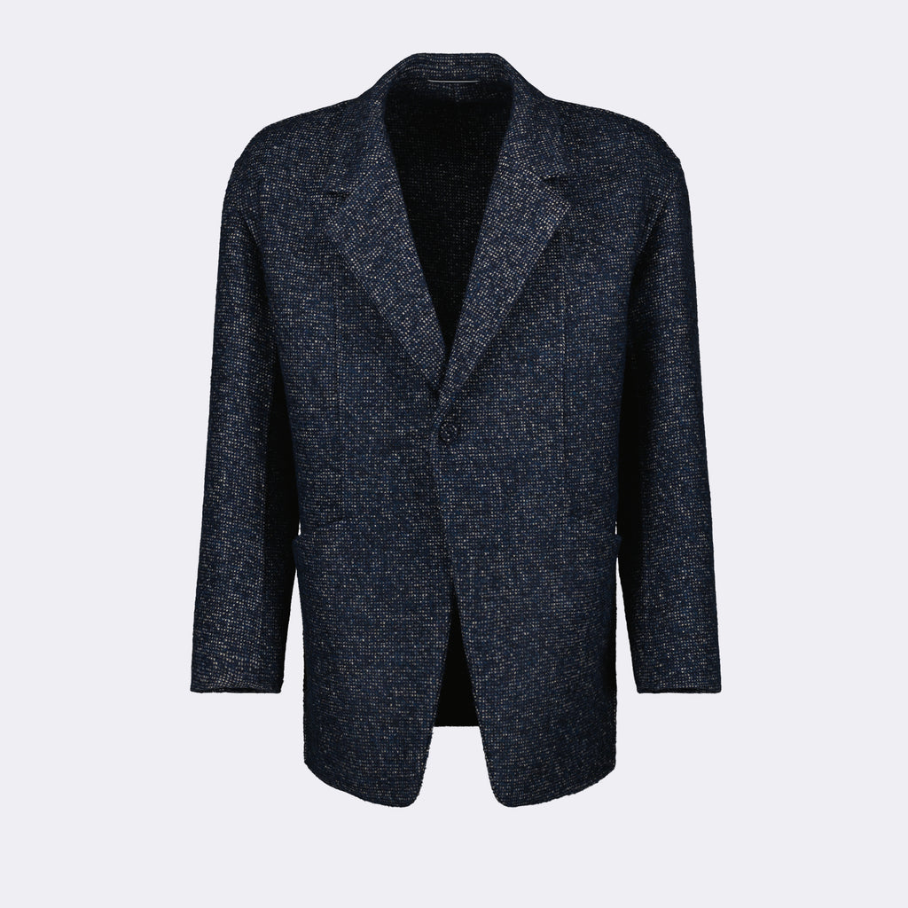 Jacken Dior Unstrukturierte Jacke Dior Dunkelblau Homme