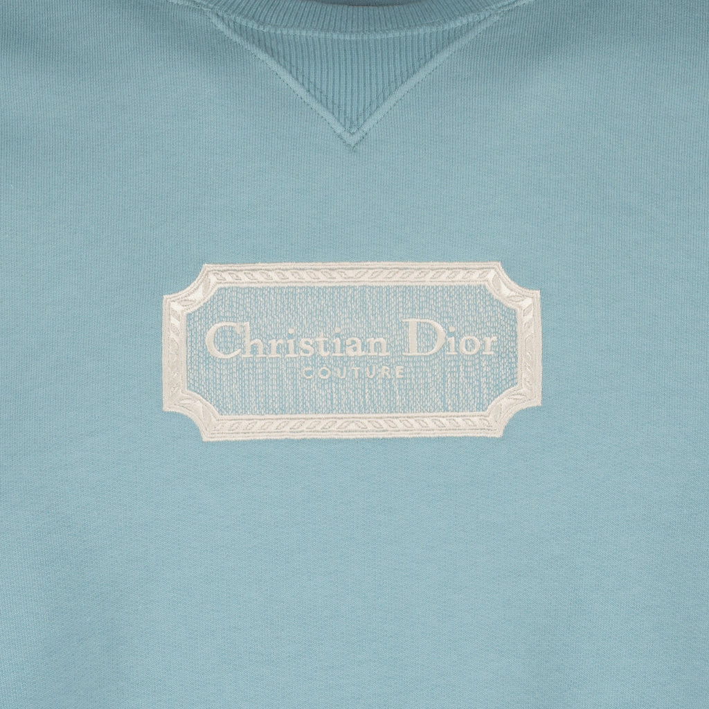Sweatshirts Couture Sweatshirt Dior Blue Man