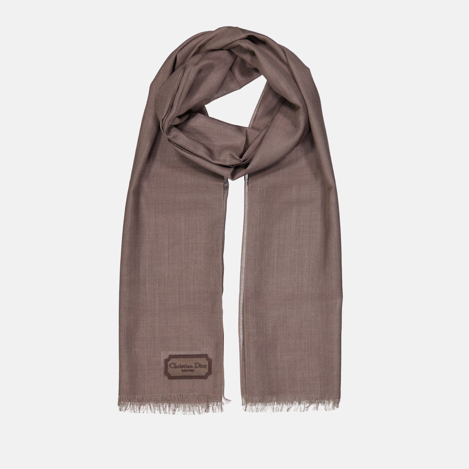 Écharpes, foulards et gants Foulard Christian Dior Couture Dior Marron Homme