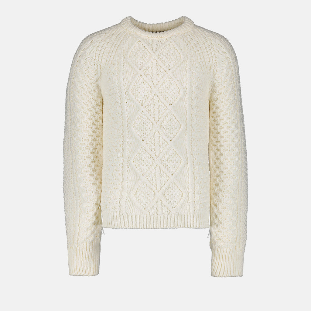 Maglieria Maglione Con Zip Dior Beige Homme