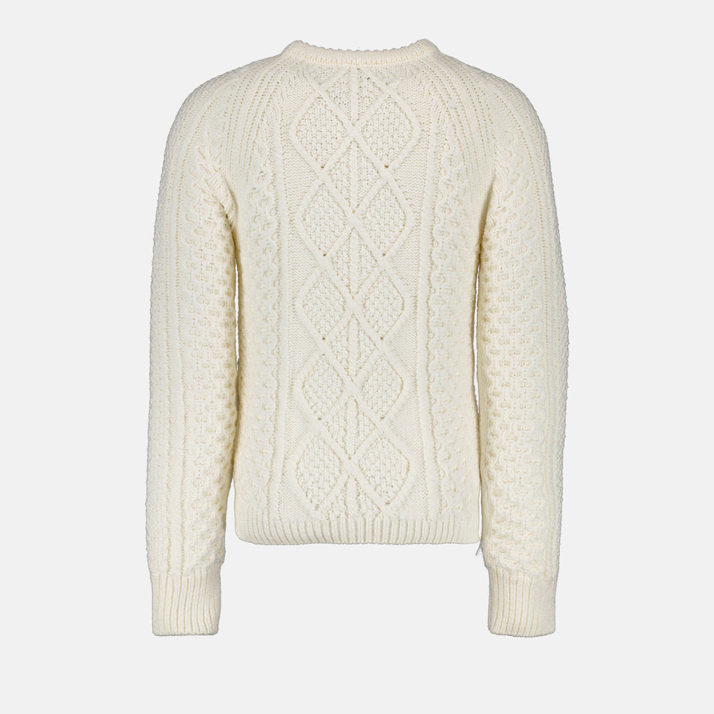 Maglieria Maglione Con Zip Dior Beige Homme