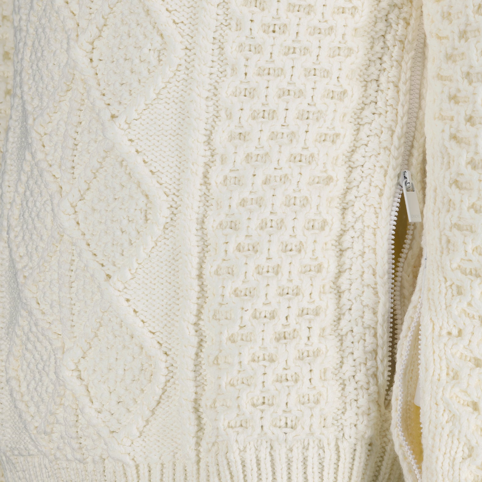 Maglieria Maglione Con Zip Dior Beige Homme