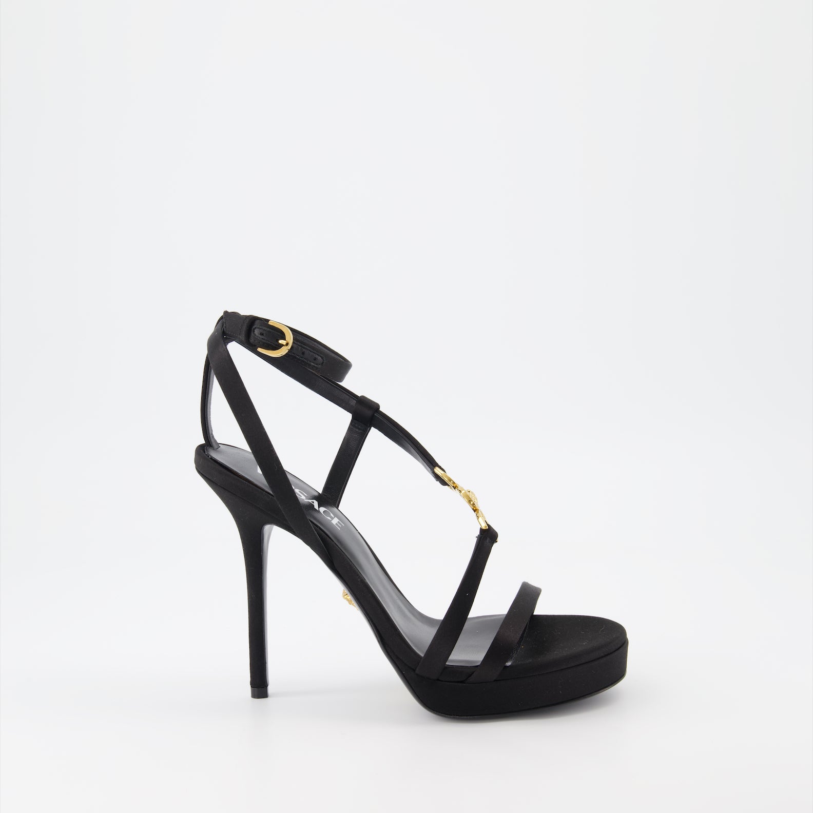 Zapatos abiertos Sandales Medusa 95' Versace Negro Femme