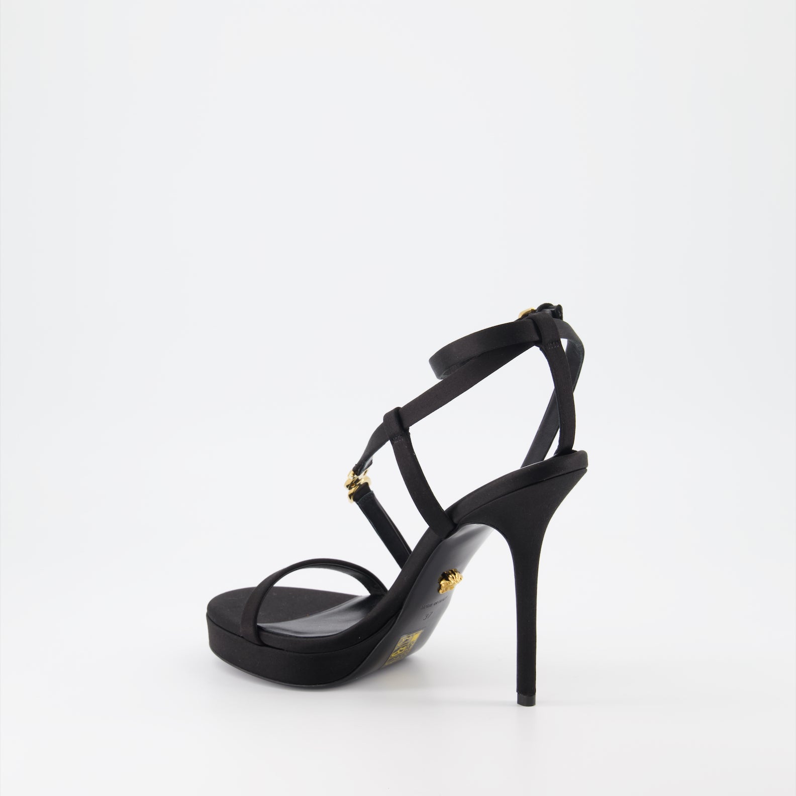 Zapatos abiertos Sandales Medusa 95' Versace Negro Femme