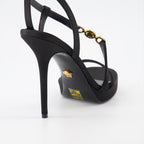Sapatos abertos Sandales Medusa 95' Versace Preto Femme