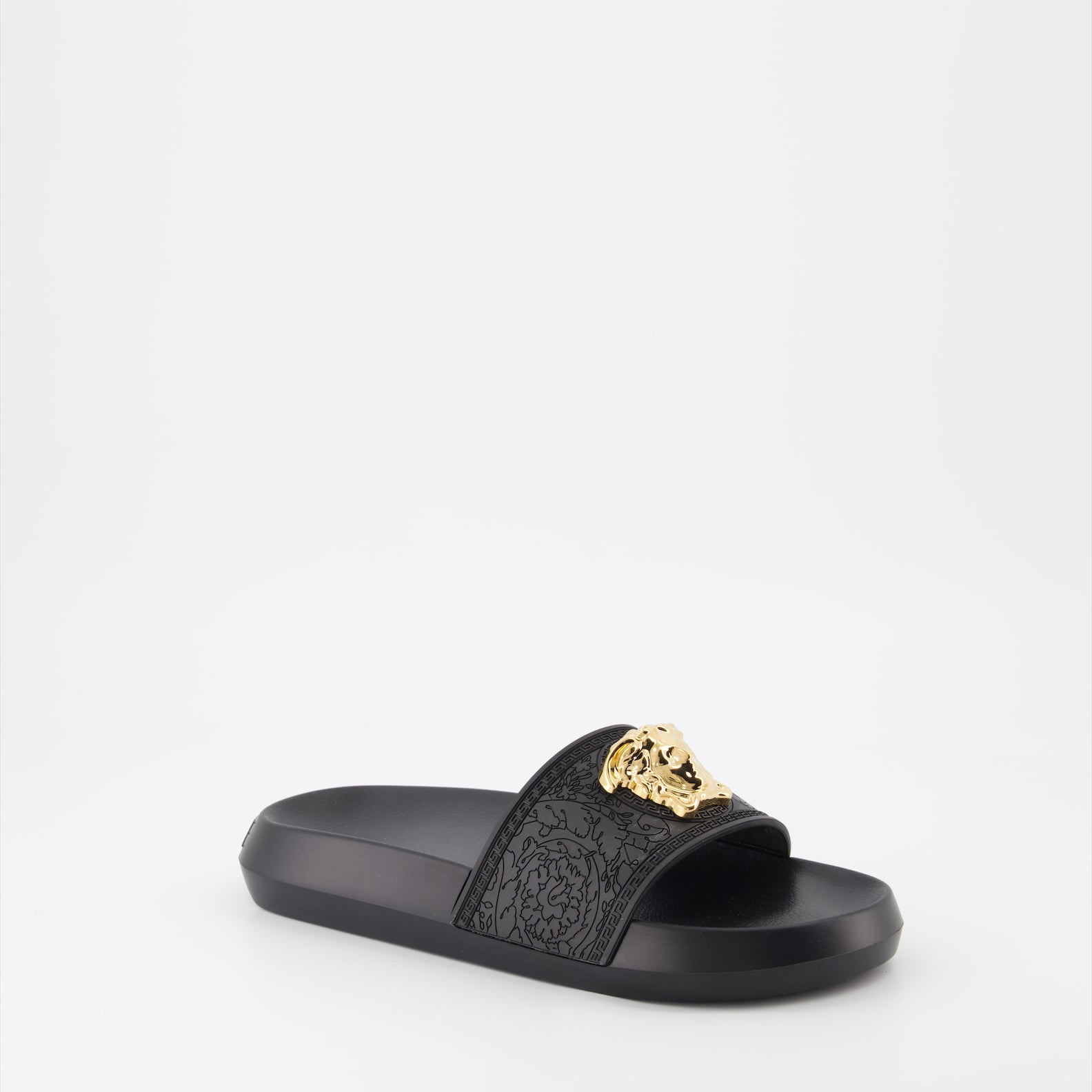 Open shoes Palazzo Slides Versace Black Women