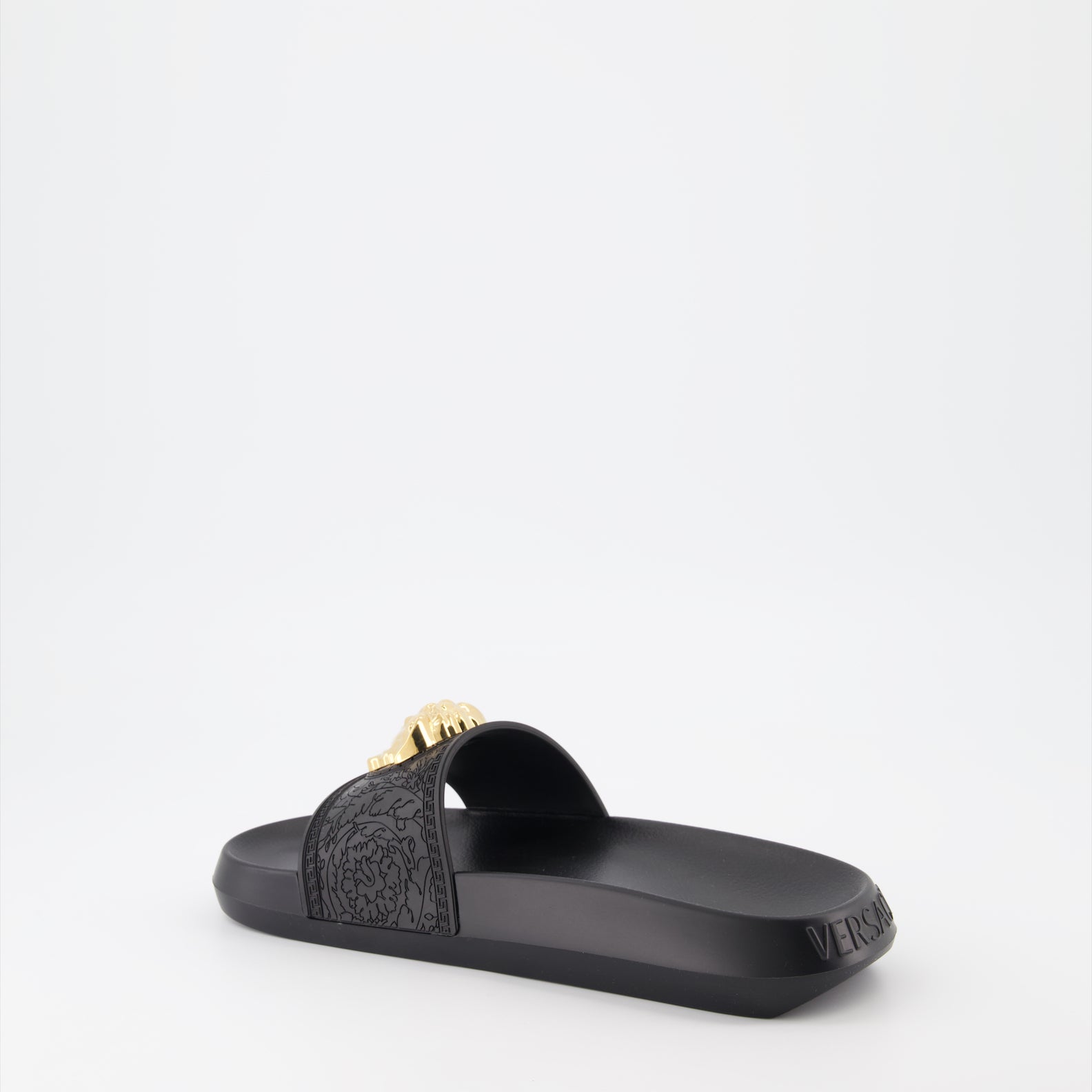 Open shoes Palazzo Slides Versace Black Women