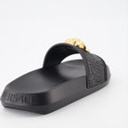 Open shoes Palazzo Slides Versace Black Women