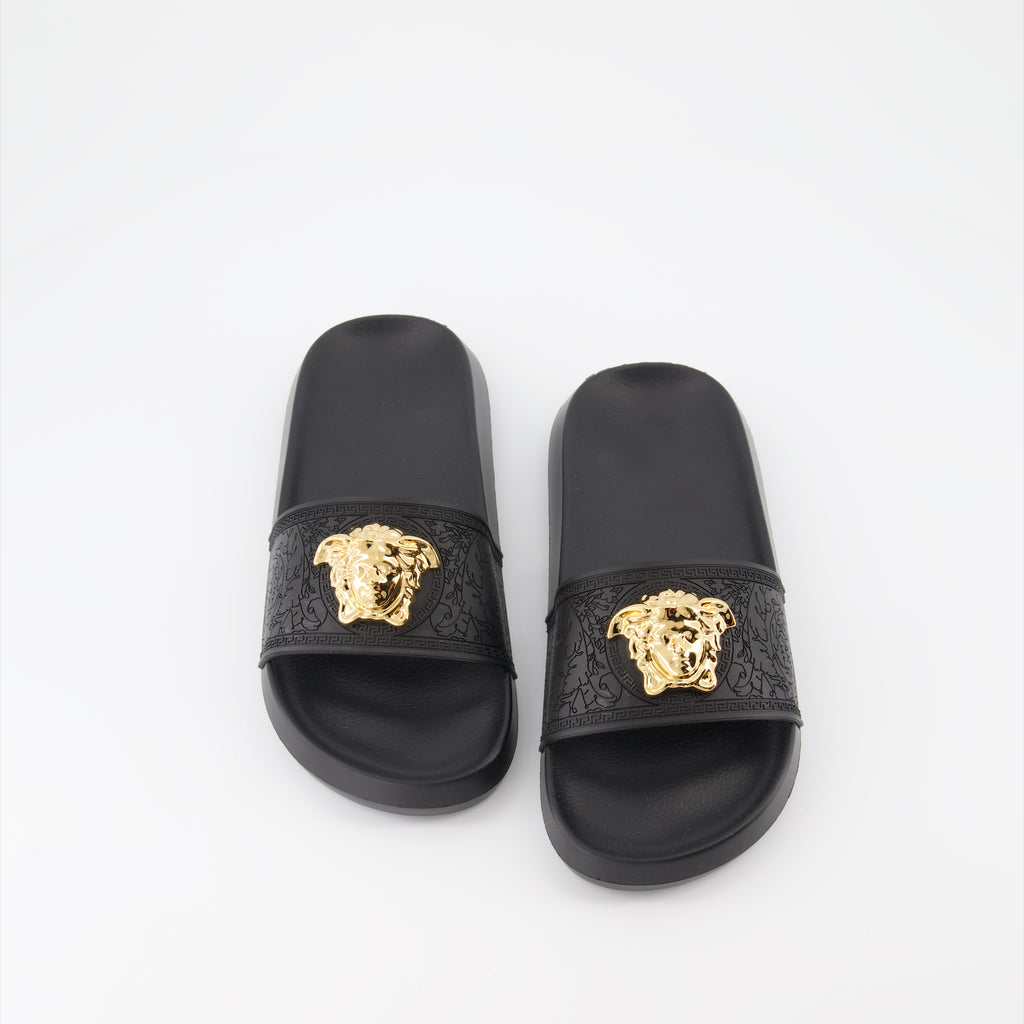 Open shoes Palazzo Slides Versace Black Women