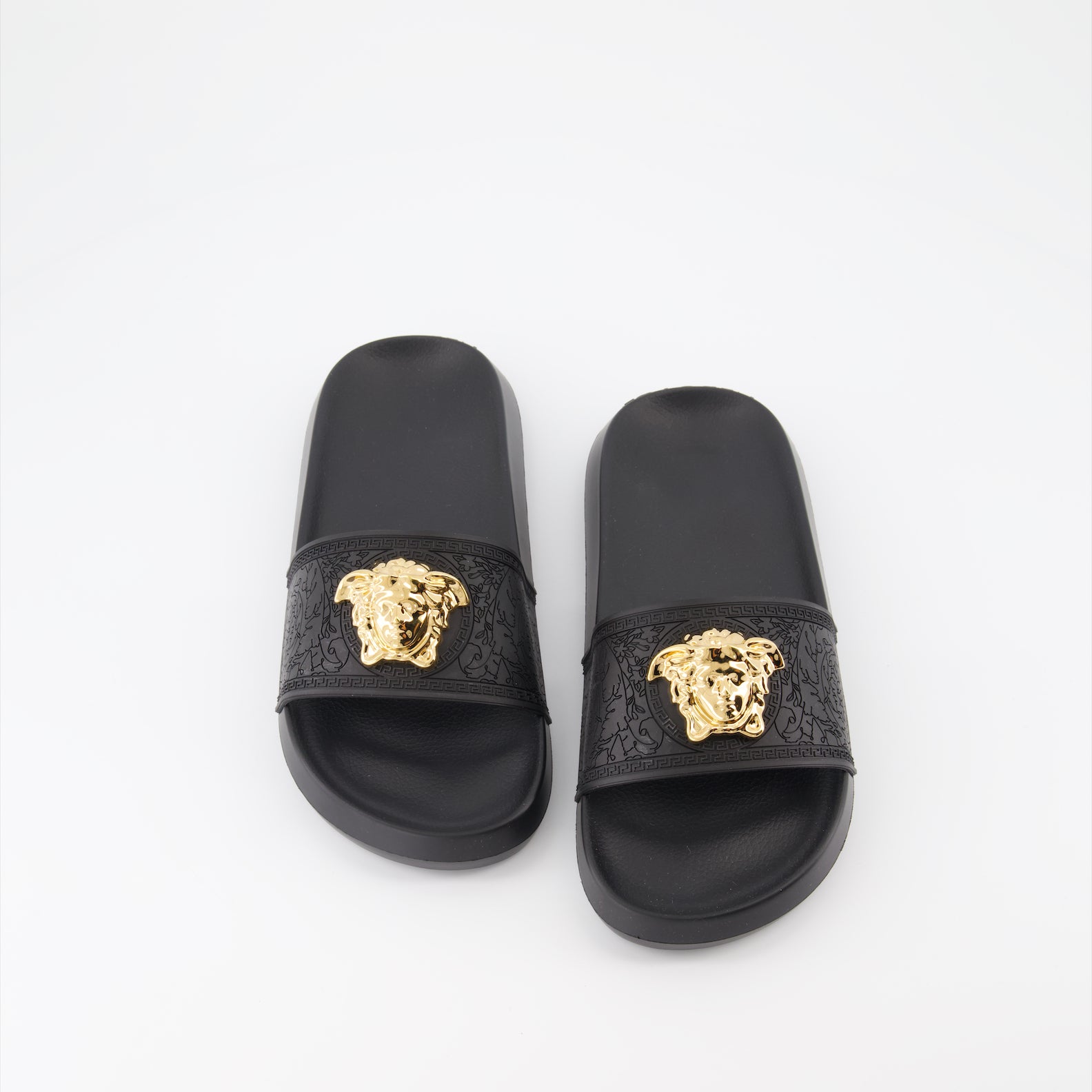 Open shoes Palazzo Slides Versace Black Women
