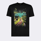T-shirts City Lights T-shirt Versace Black Man