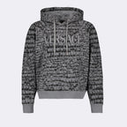 Sweatshirts Coccodrilo hoodie Versace Gray Man