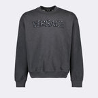 Sweatshirts Sweatshirt à logo Coccodrilo Versace Gris Homme