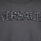 Sweatshirts Sweatshirt à logo Coccodrilo Versace Gris Homme