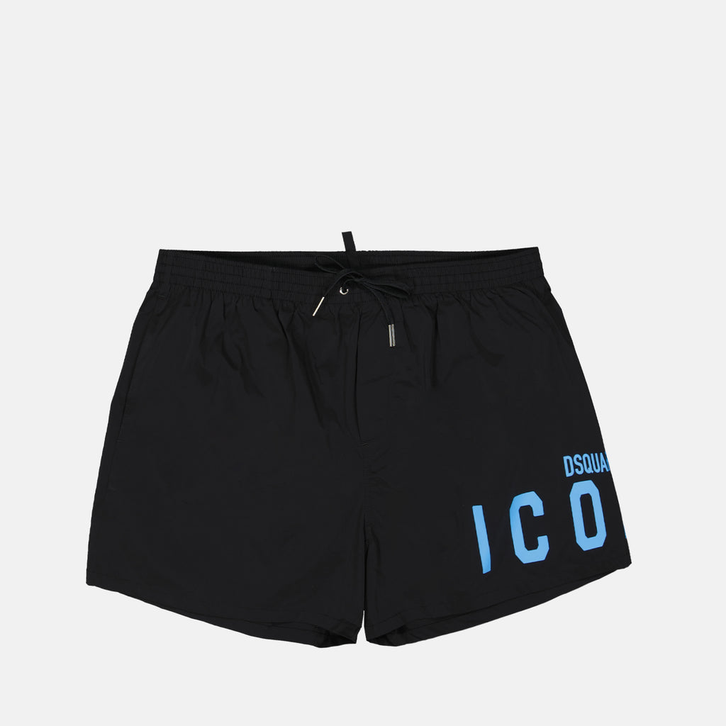 Beachwear Short de bain Icon Dsquared2 Noir Homme