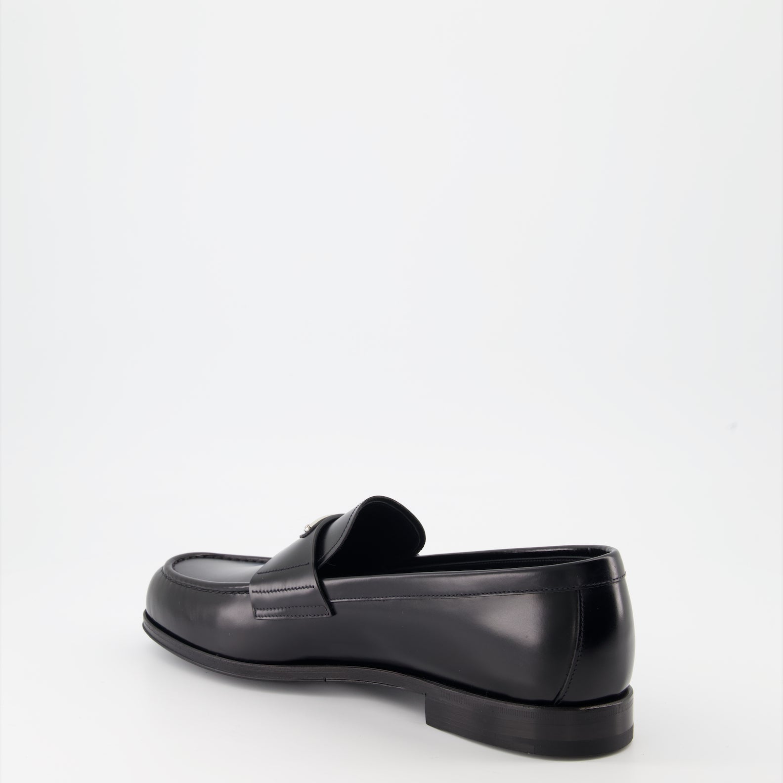 Mocassini Mocassins en cuir Prada Nero Homme