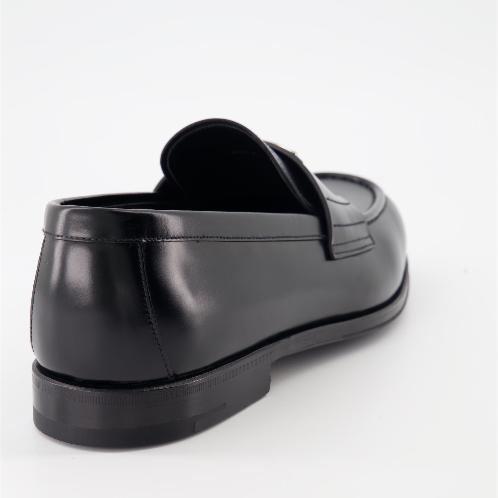 Mocassini Mocassins en cuir Prada Nero Homme