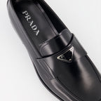 Mocassini Mocassins en cuir Prada Nero Homme