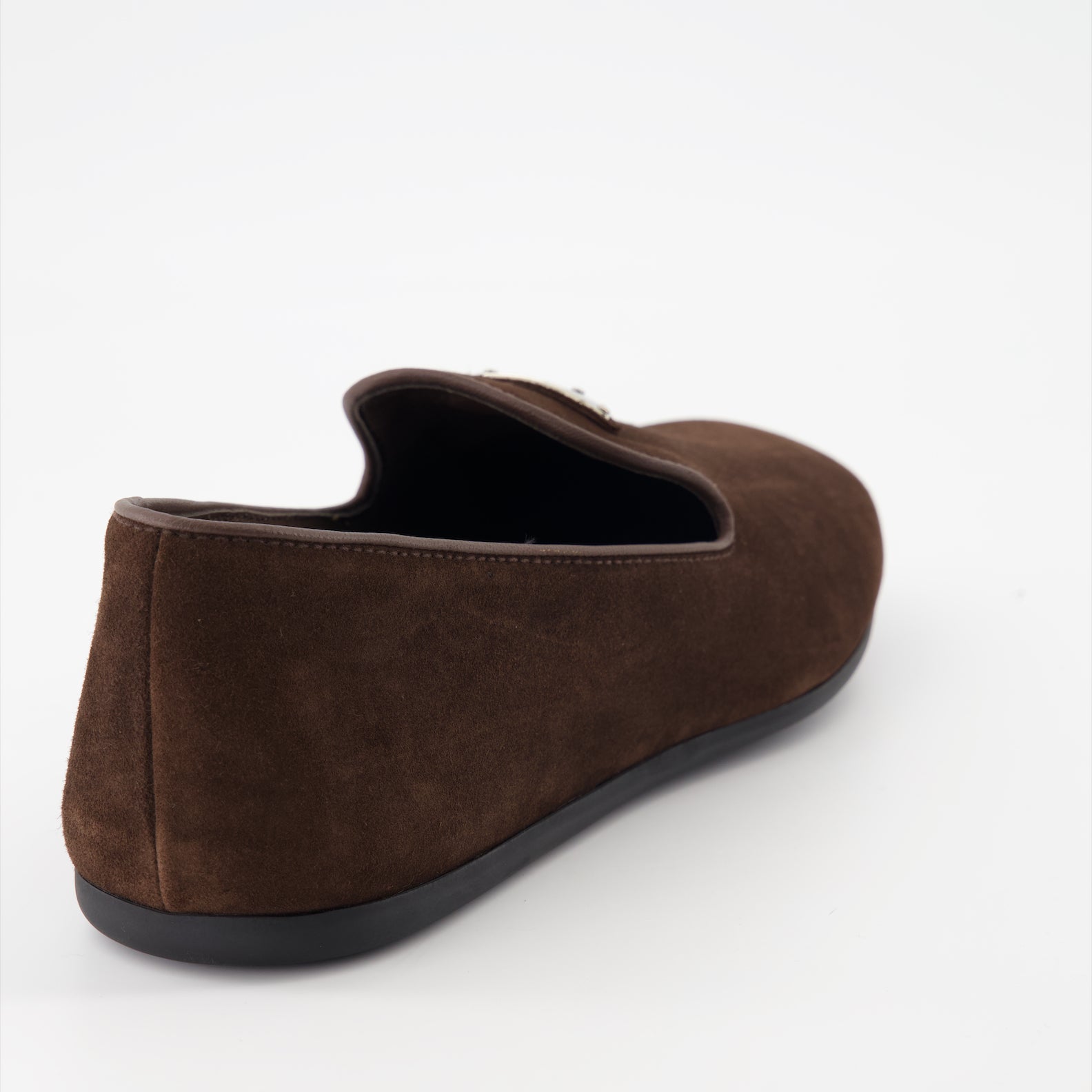 Mocassini Mocassini in Pelle Suede Prada Marrone Homme