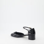 Pumps Escarpins en cuir verni Prada Schwarz Femme