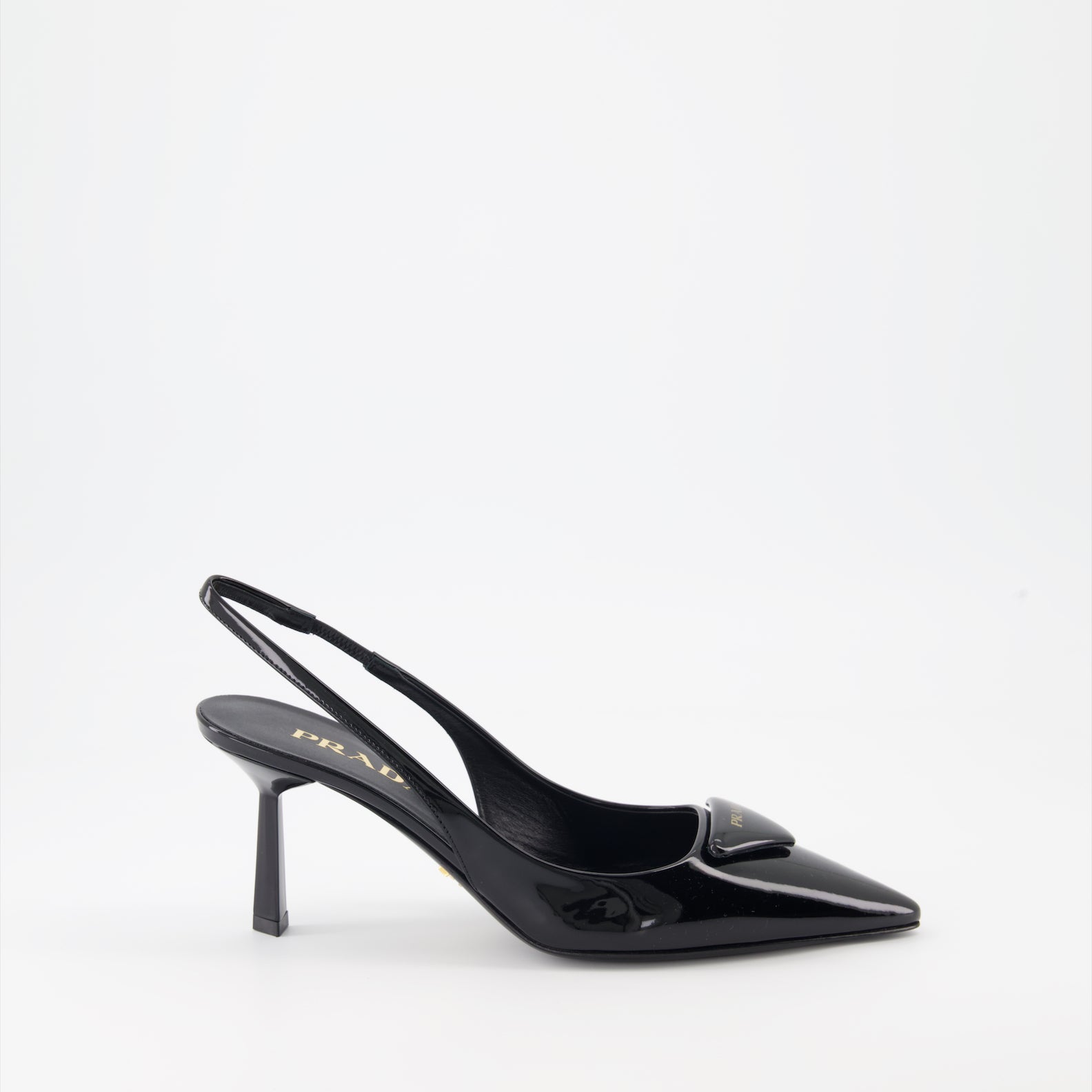 Heels Leather pumps Prada Black Women