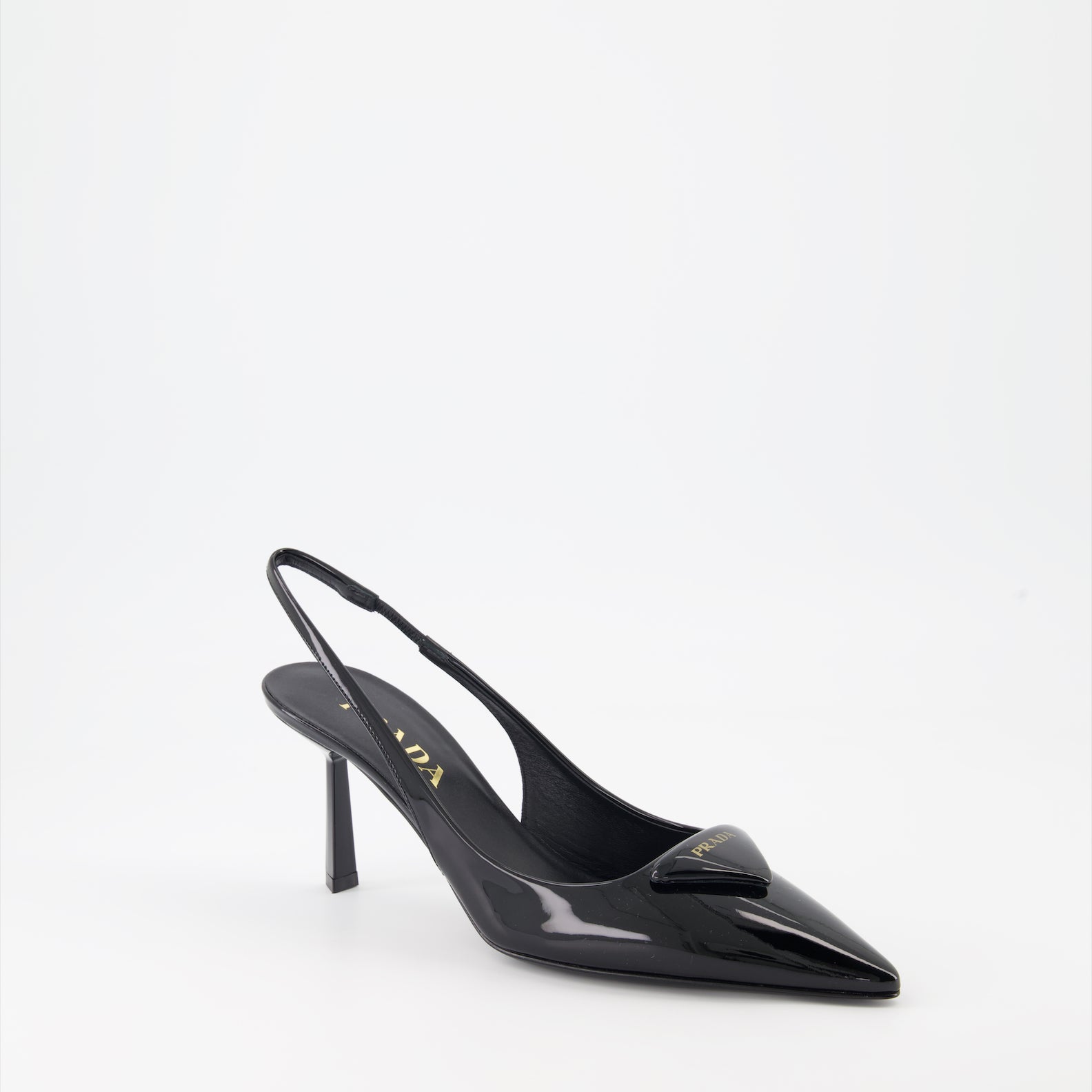 Heels Leather pumps Prada Black Women