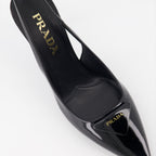 Pumps Escarpins en cuir Prada Schwarz Femme