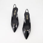 Pumps Escarpins en cuir Prada Schwarz Femme